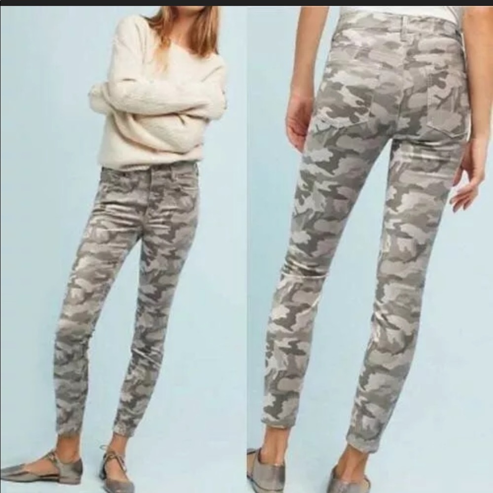 . Pilcro‎ and The Letter Press Camo Jeans Size 27